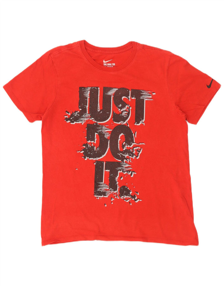 Ανδρικό T-Shirt Nike με γραφικό αθλητικό κόψιμο, μεσαίο κόκκινο