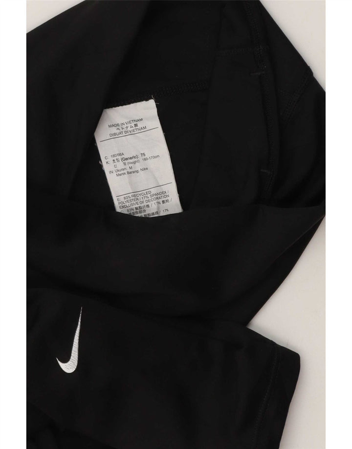 Nike Γυναικεία Κολάν UK 12 Μεσαίου Μαύρου Πολυεστέρα