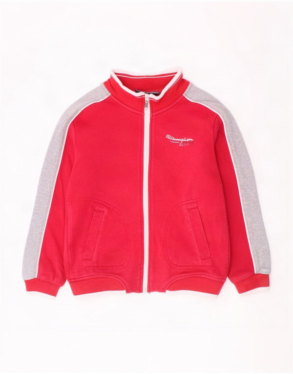Μπουφάν Champion Boys Tracksuit Top Jacket 5-6 Years XS Red Colourblock