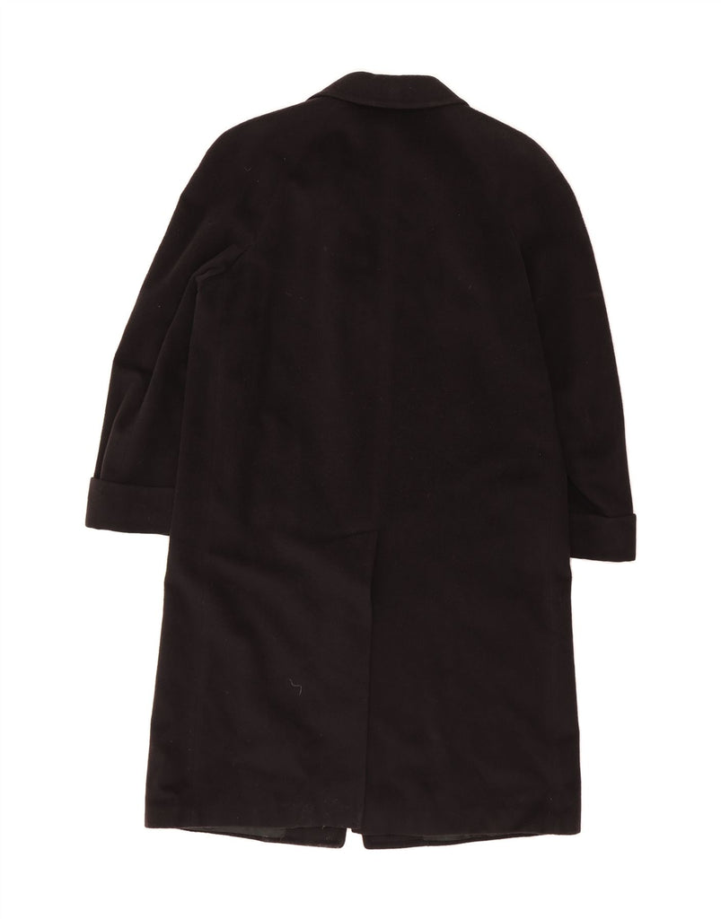 CANALI Mens Open Overcoat UK 40 Large Black Vintage Canali and Second-Hand Canali from Messina Hembry 