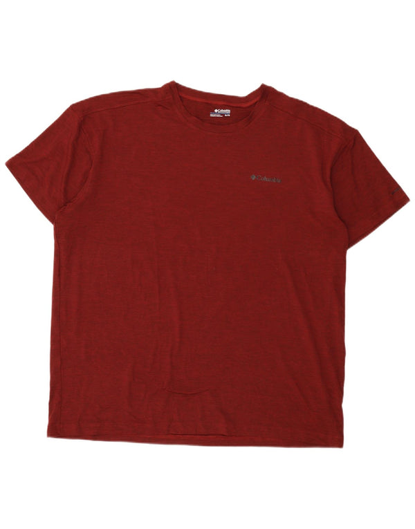 Ανδρικό T-Shirt Columbia Top XL Βουργουνδίας Πολυεστέρας