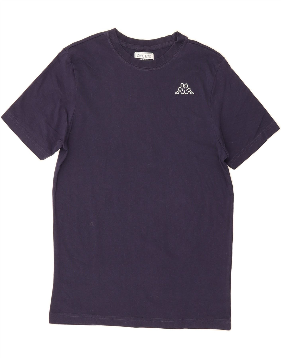 KAPPA Womens T-Shirt Top UK 12 Medium Navy Blue Cotton Vintage Kappa and Second-Hand Kappa from Messina Hembry 