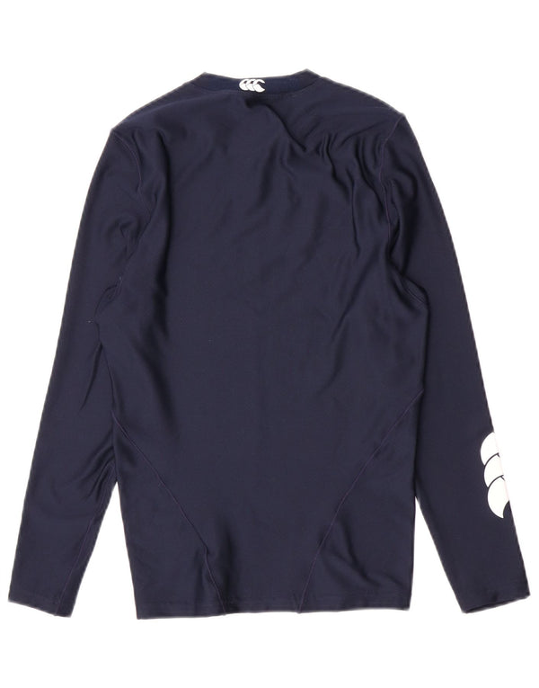 Canterbury Γυναικείο τοπ μακρυμάνικο UK 10 Small Navy Blue Polyester
