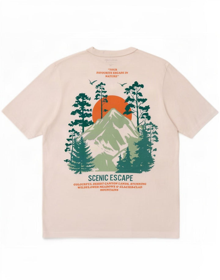 Jack & Jones Ανδρικό γραφικό μπλουζάκι Μπλουζάκι, μεσαίο λευκό βαμβακερό