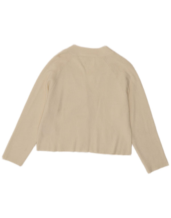 Zara Girls Crop Cardigan πουλόβερ 11-12 ετών Μπεζ βισκόζη