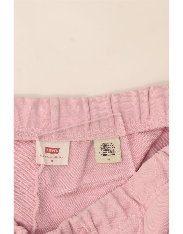 LEVI'S Womens Tracksuit Trousers Joggers UK 14 Medium  Pink Vintage Levi's and Second-Hand Levi's from Messina Hembry 