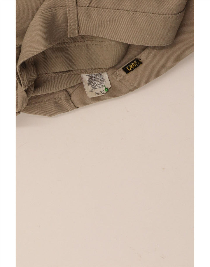 Ανδρικό ίσιο casual παντελόνι LEE W36 L26 Beige Polyester