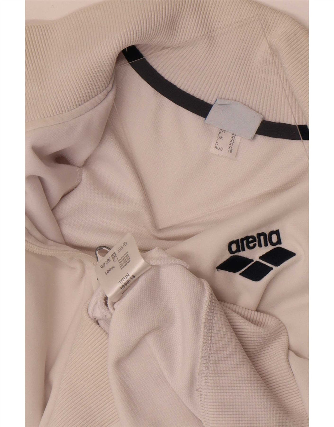 Ανδρική φόρμα γραφικών Arena Top Jacket XL White Polyester