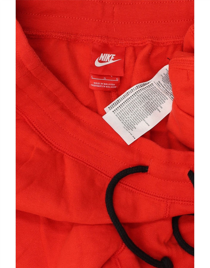 Ανδρική φόρμα NIKE Παντελόνι Joggers μεγάλο κόκκινο βαμβακερό