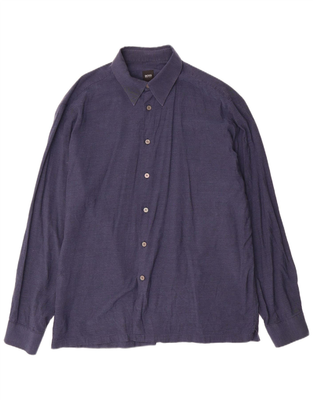 Ανδρικό πουκάμισο Hugo Boss XL Navy Blue