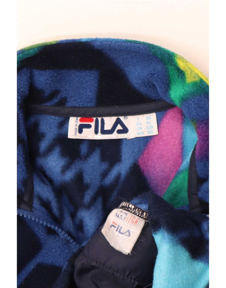 Fila Boys με φερμουάρ Fleece Jumper 7-8 ετών Πολύχρωμο συνονθύλευμα