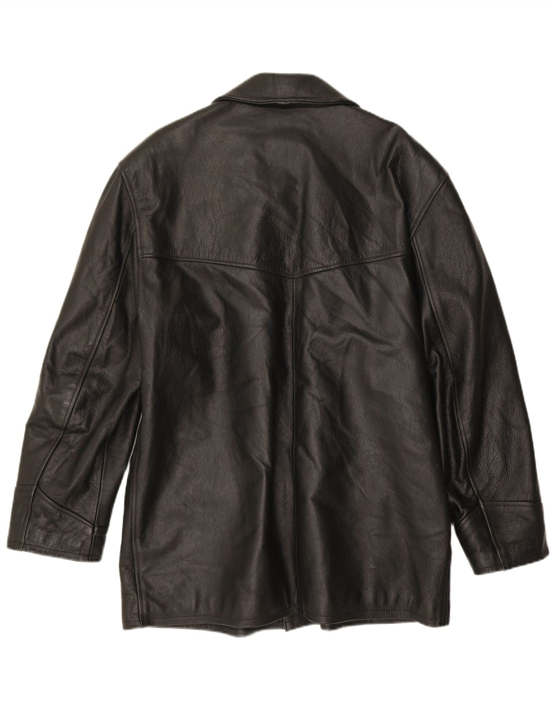 Vintage Ανδρικό Δερμάτινο Μπουφάν UK 40 Large Μαύρο Δερμάτινο