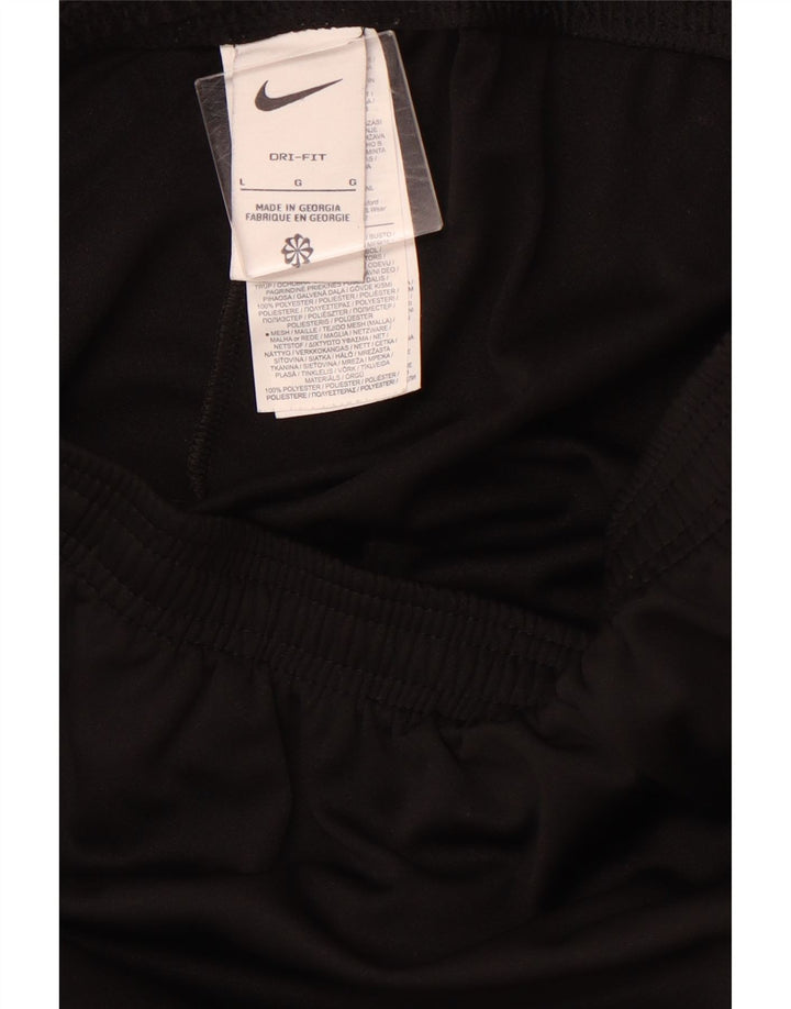 Ανδρική φόρμα NIKE Dri Fit Παντελόνι με μεγάλο μαύρο χρώμα, πολυεστέρα