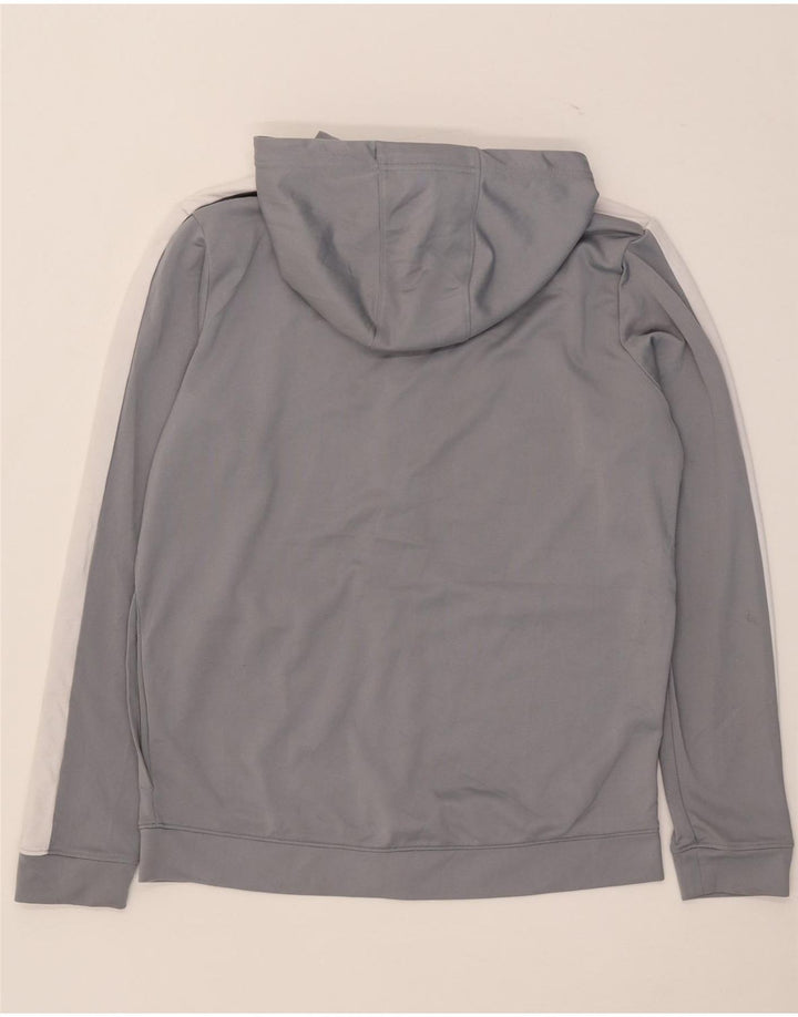 Ανδρικό πουλόβερ Under Armour με φερμουάρ με κουκούλα μεσαίου γκρι πολυεστέρα