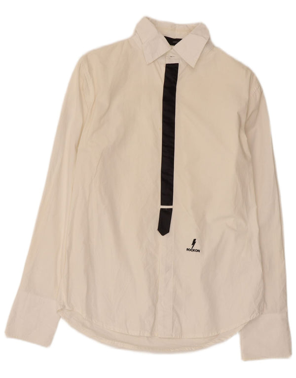 Ανδρικό πουκάμισο Dsquared2 IT 50 Medium White