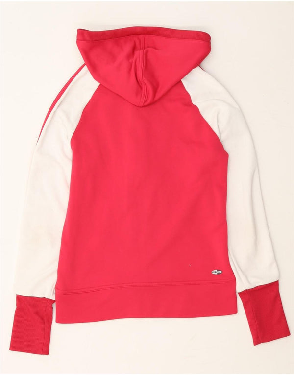 Adidas Γυναικείο πουλόβερ Clima 365 με φερμουάρ UK 8 Small Pink Colourblock