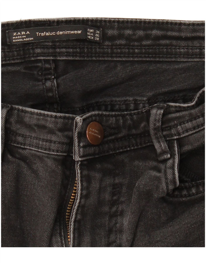 ZARA Γυναικείο Τζιν EU 38 Small W28 L29 Μαύρο