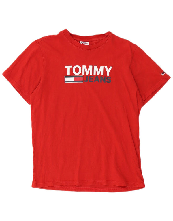 Ανδρικό γραφικό T-Shirt Tommy Hilfiger Top Μικρό κόκκινο