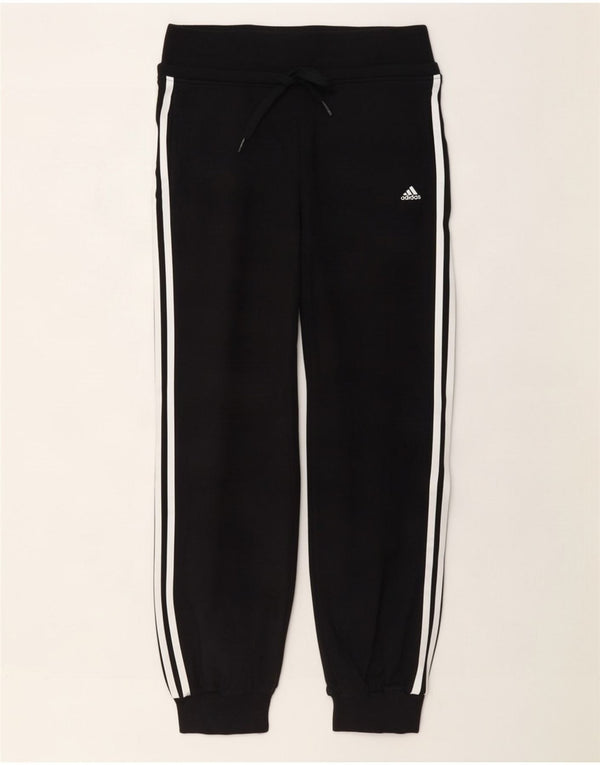 Γυναικεία αθλητική φόρμα Adidas Παντελόνι Joggers UK 8 Small Black Cotton