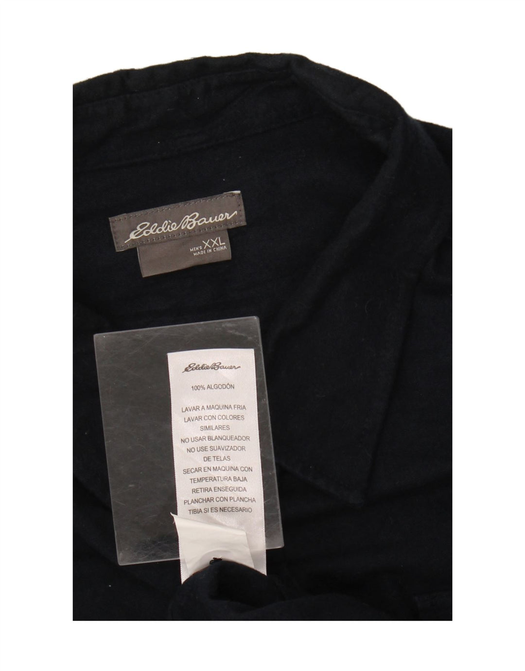 Ανδρικό πουκάμισο Eddie Bauer 2XL Navy Blue Cotton