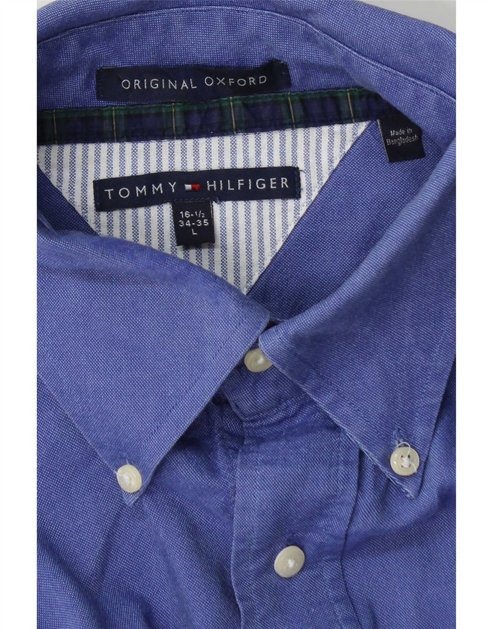 Ανδρικό πουκάμισο Tommy Hilfiger Size 16 1/2 Large Blue