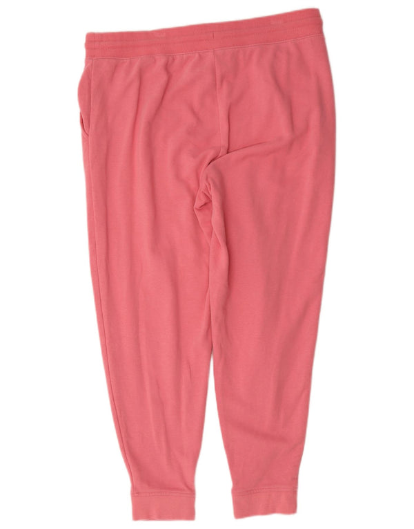 Marks & Spencer Γυναικεία φόρμα παντελόνι Joggers UK 16 μεγάλο ροζ βαμβακερό
