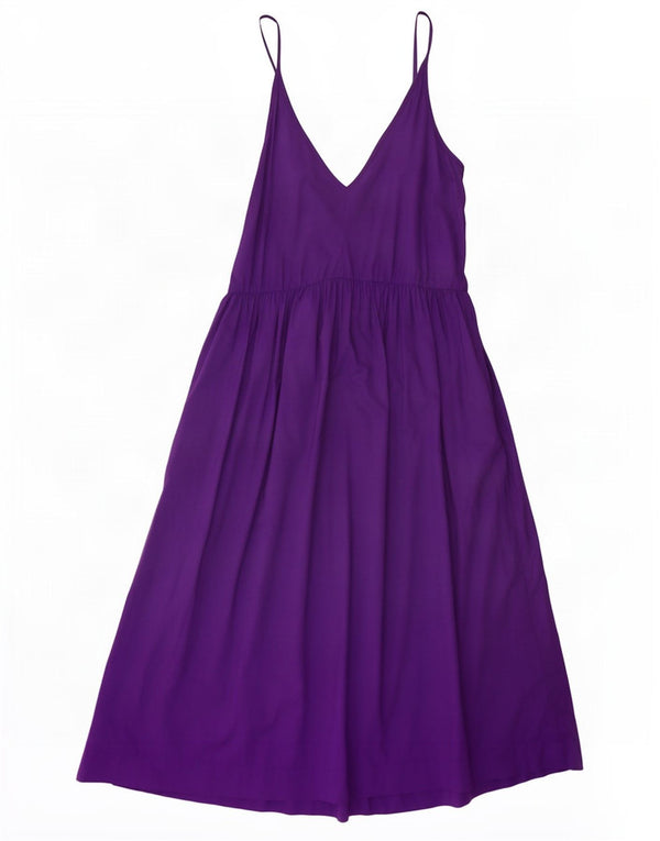 Benetton Γυναικείο Sundress UK 6 XS Purple Cotton