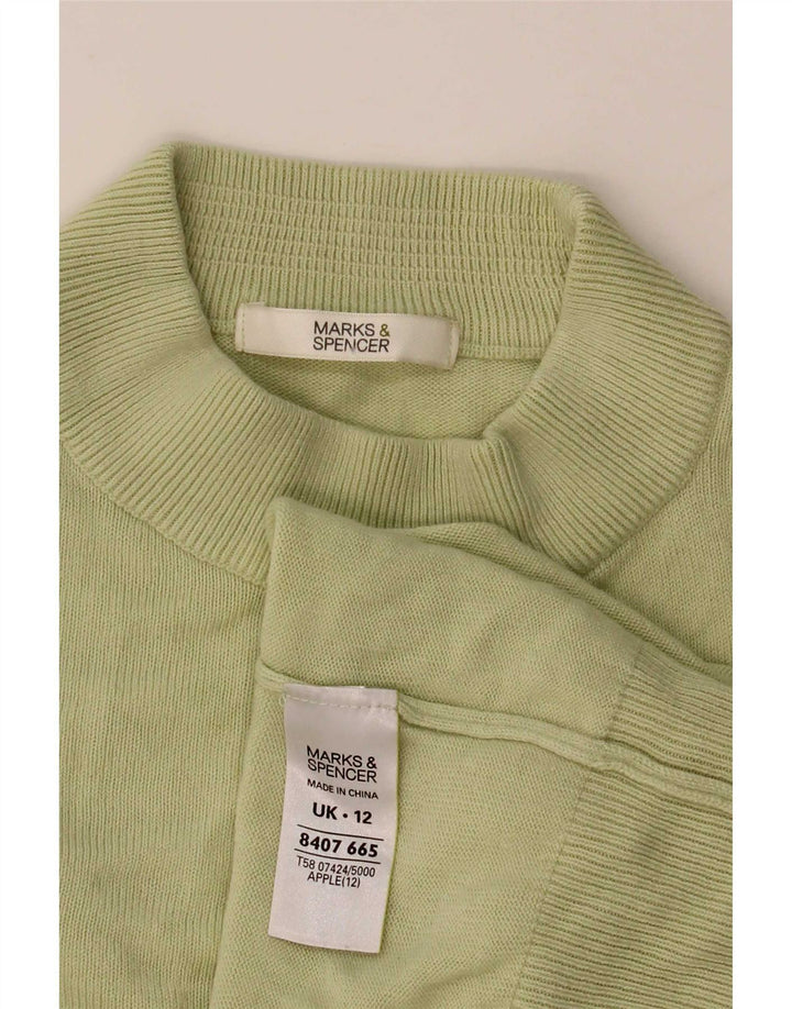 Marks & Spencer Γυναικείο πουλόβερ με λαιμόκοψη χελώνας UK 12 μεσαίο πράσινο