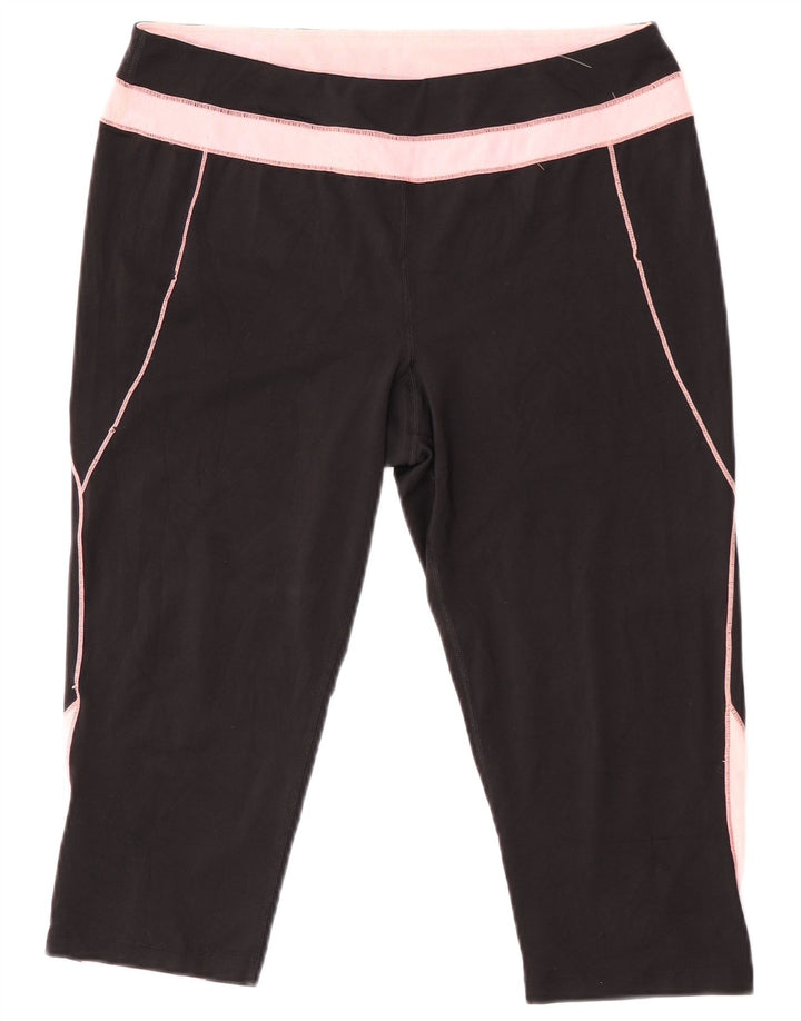 Fila Γυναικεία κολάν Capri UK 14 Large Black Colourblock Πολυεστέρας