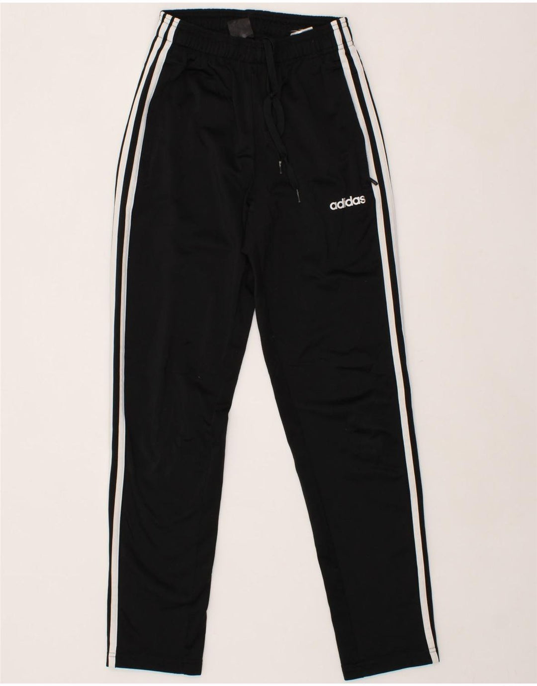 ADIDAS Womens Tracksuit Trousers UK 4 XS Black Polyester Vintage Adidas and Second-Hand Adidas from Messina Hembry 