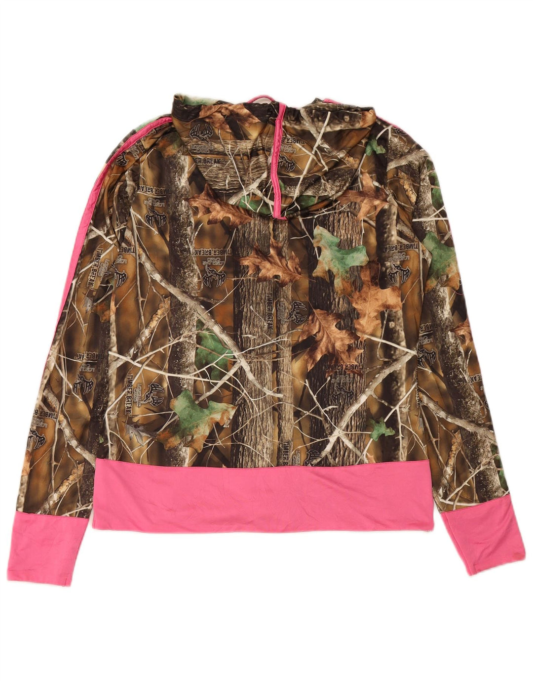 LONGLEAF CAMO Γυναικείο πουλόβερ με φερμουάρ UK 14 μέτριο μπεζ καμουφλάζ