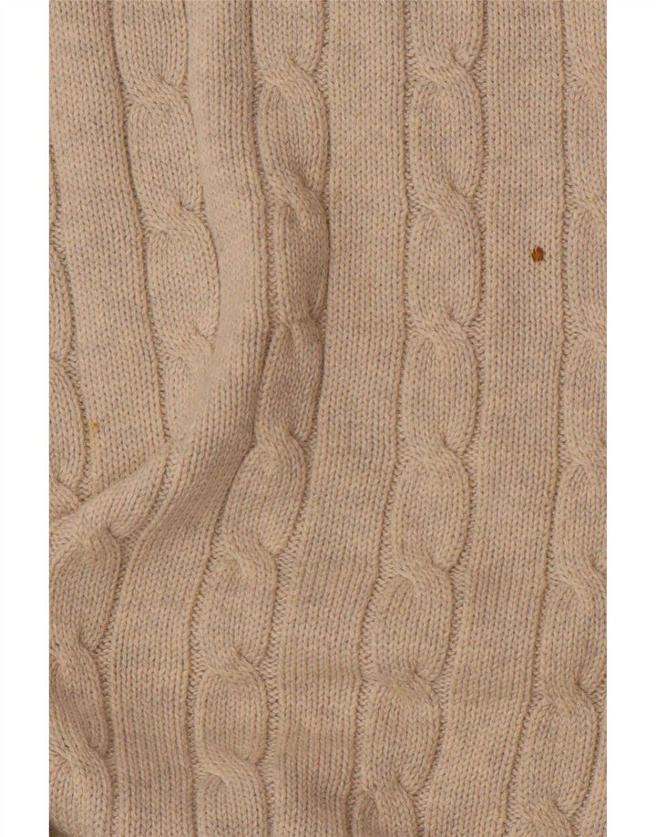 Ανδρικό πουλόβερ Marks & Spencer Crew Neck Jumper XL Beige