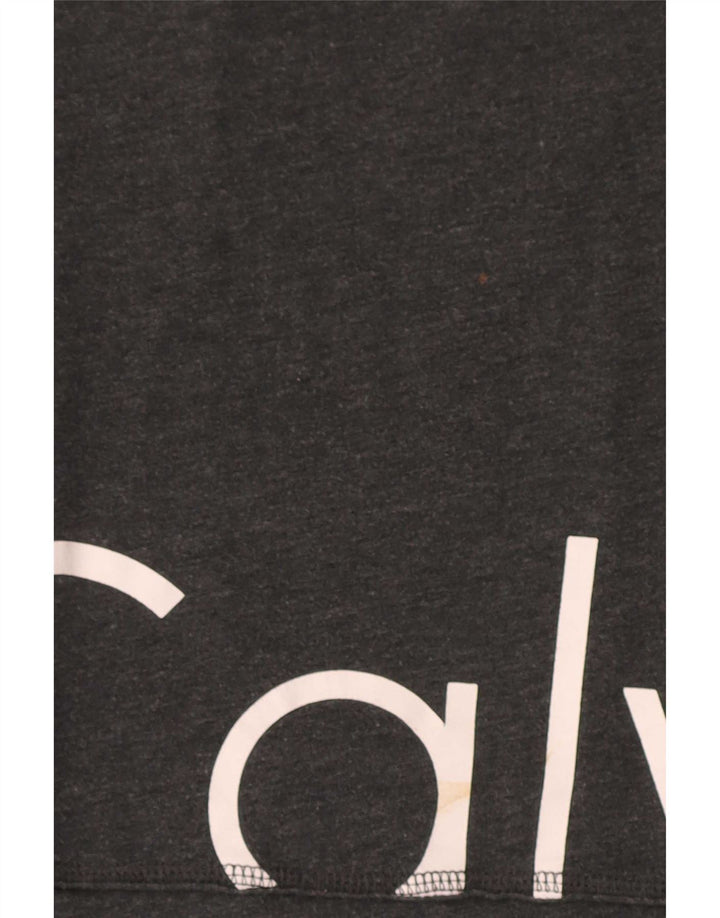 Γυναικείο μπλουζάκι Calvin Klein Performance Graphic Top UK 14 Medium Grey