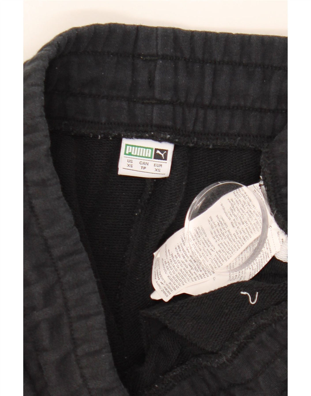 Γυναικεία αθλητική φόρμα PUMA Παντελόνι Joggers UK 6 XS Μαύρο Colourblock Βαμβακερό