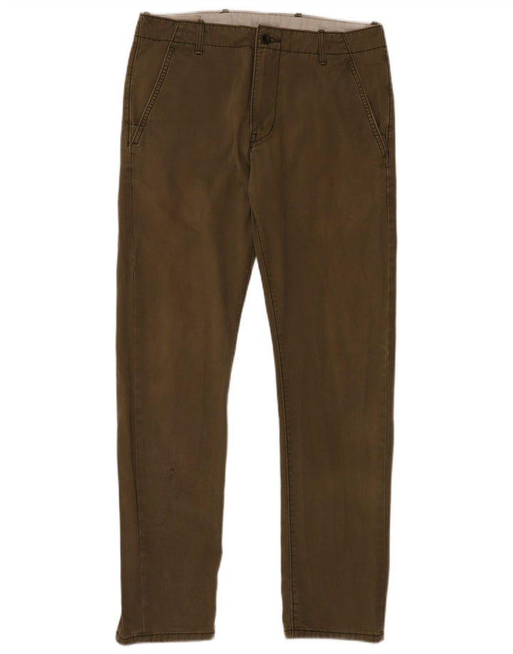 Ανδρικό παντελόνι Chino LEVI'S Slim W32 L32 Χακί βαμβακερό
