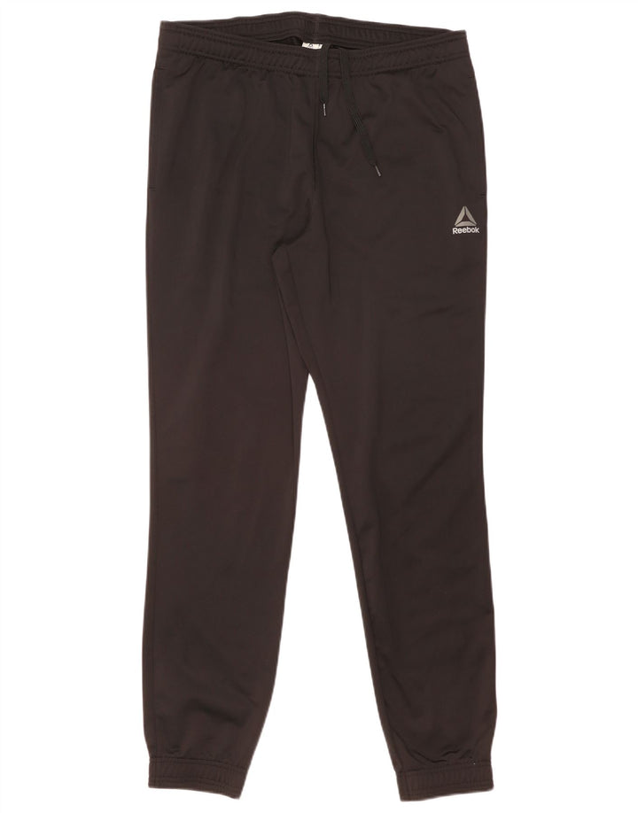 Ανδρική φόρμα Reebok Παντελόνι Joggers Μεγάλο Μαύρο Πολυεστέρα