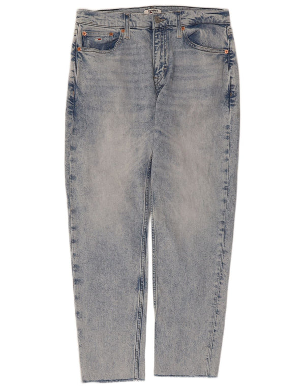 TOMMY HILFIGER Γυναικείο ίσιο τζιν W28 L26 Μπλε βαμβακερό