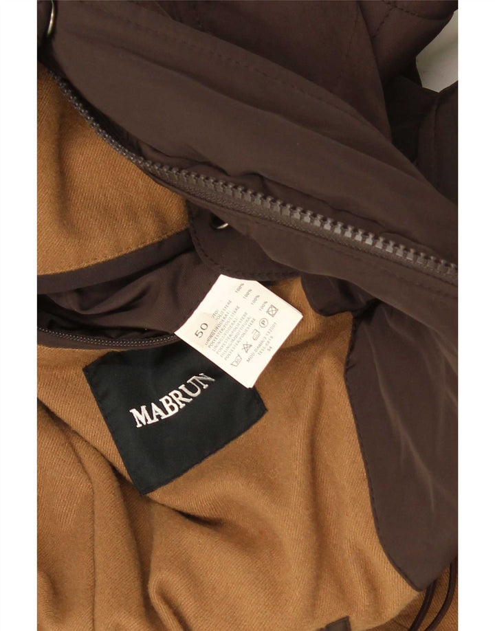 Ανδρικό καπιτονέ μπουφάν Mabrun IT 50 Large Brown Polyester