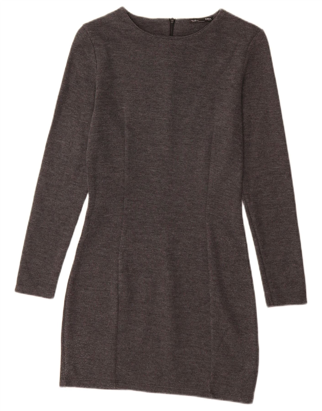Zara Γυναικείο φόρεμα Jumper UK 8 Μικρό Γκρι Βαμβακερό