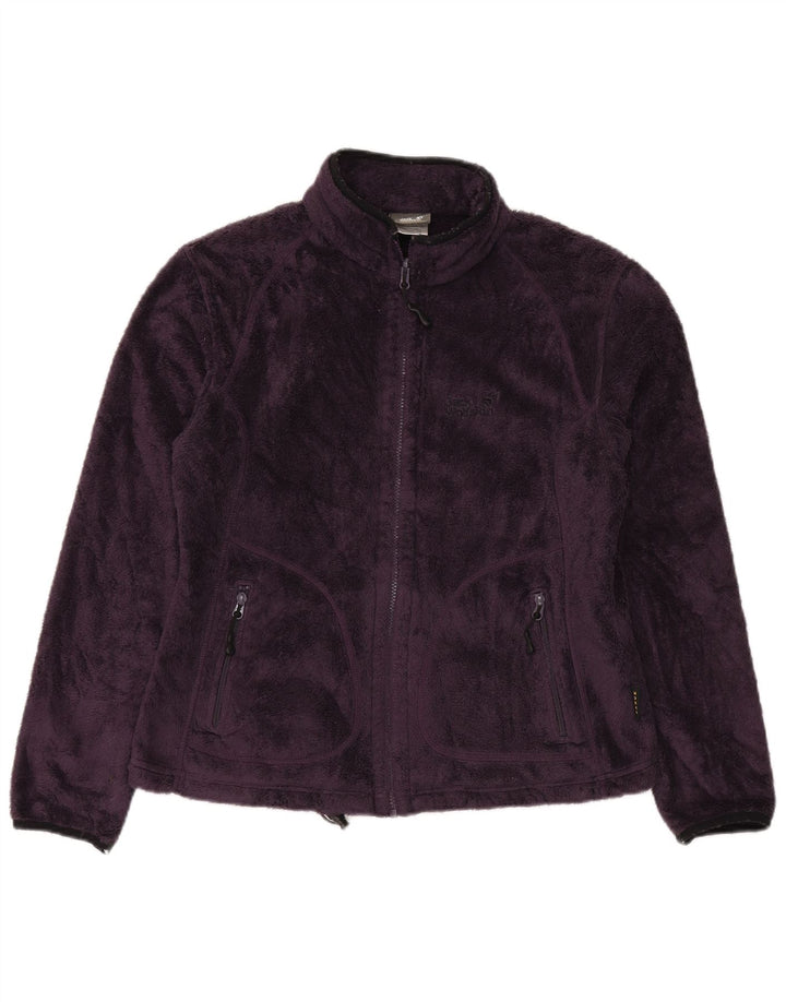 Jack Wolfskin Γυναικείο Fleece Jacket UK 16 Large Purple Polyester
