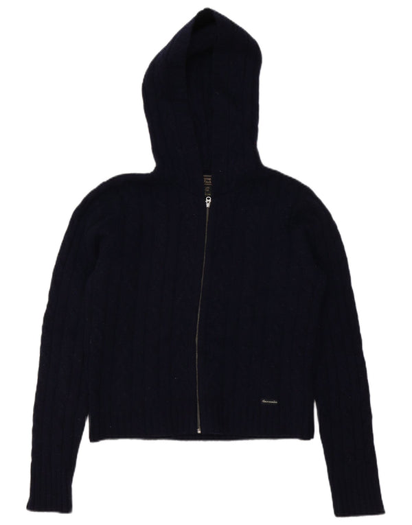 Γυναικεία ζακέτα με κουκούλα Abercrombie & Fitch UK 16 Large Navy Blue