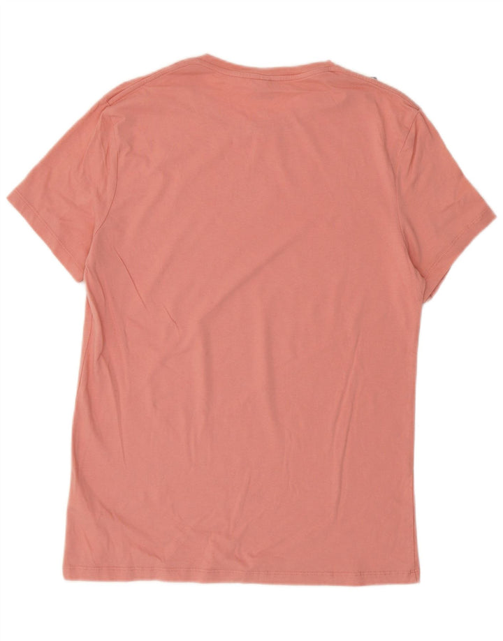 Jack Wills Ανδρικό T-Shirt Top Μικρό ροζ βαμβακερό