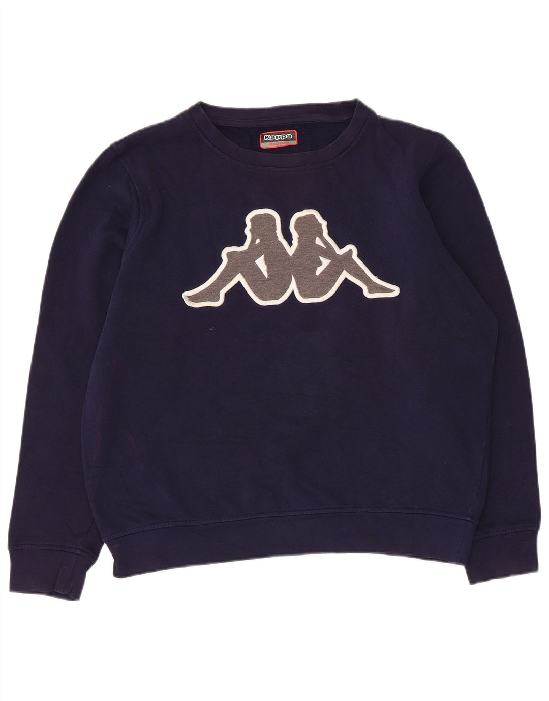 Γυναικεία γραφική φούτερ Kappa Jumper UK 14 Medium Navy Blue