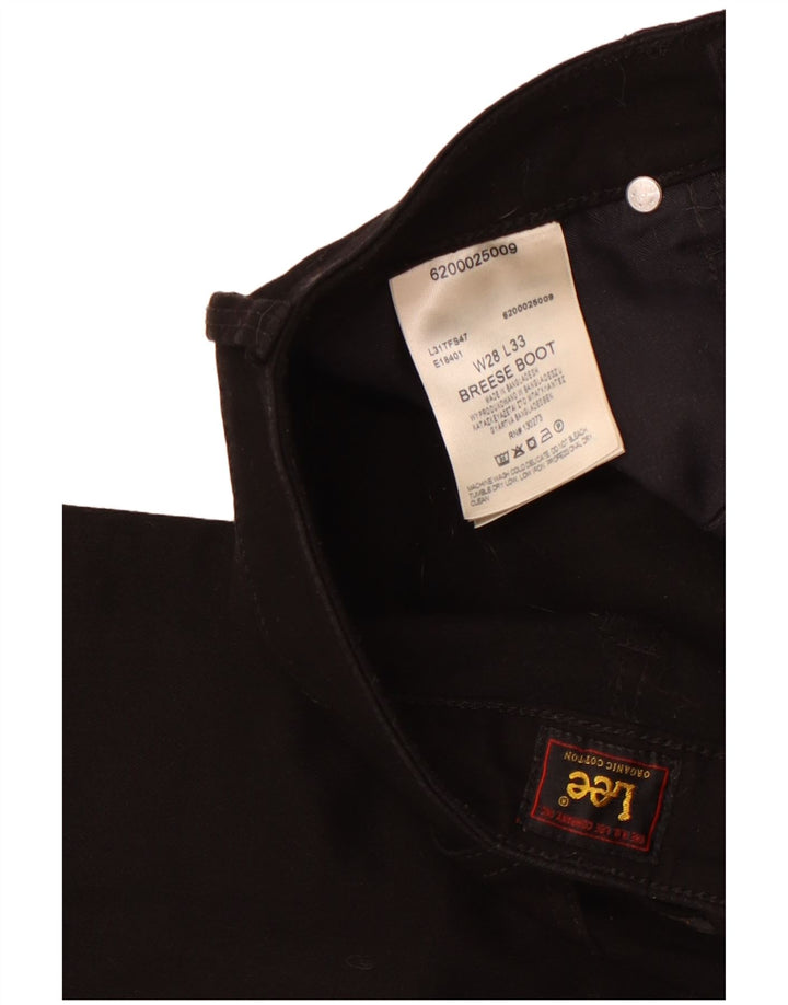 Lee Womens Breese Bootcut Jeans W28 L33 Μαύρο βαμβακερό