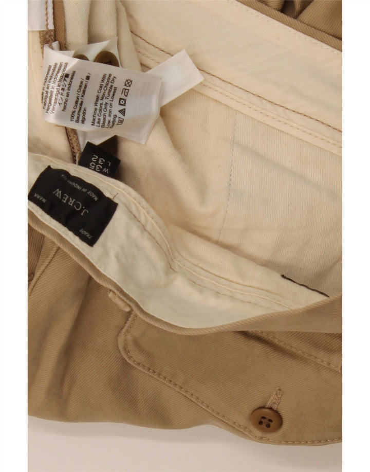 J. CREW Ανδρικό κωνικό παντελόνι Chino W35 L32 Μπεζ βαμβακερό