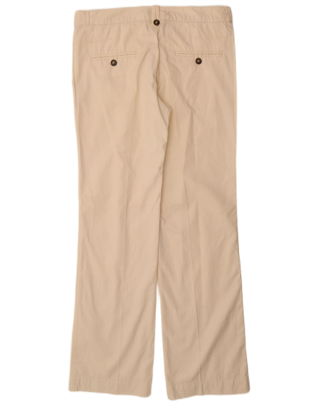 MASSIMO DUTTI Γυναικείο ίσιο παντελόνι Chino EU 42 Large W32 L34 Beige