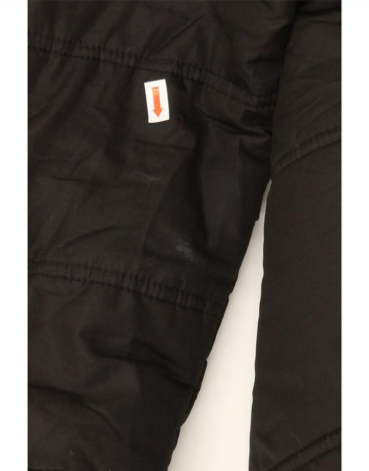 IZOD Boys Hooded Padded Jacket 14-15 Years Black Polyester Vintage Izod and Second-Hand Izod from Messina Hembry 