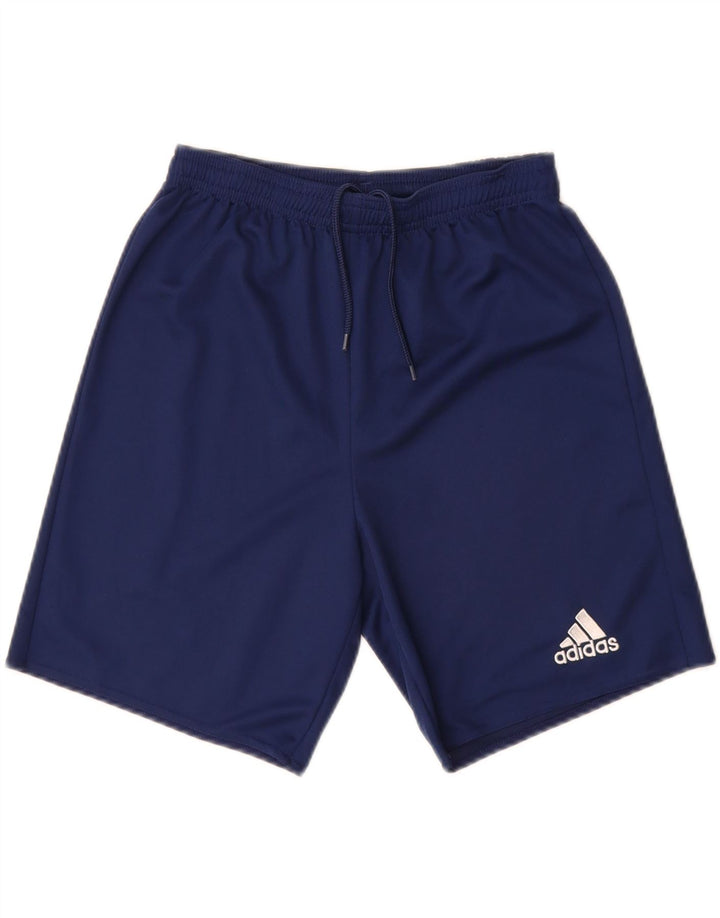Αθλητικά σορτς ADIDAS για αγόρια Climalite 13-14 ετών Navy Blue Polyester