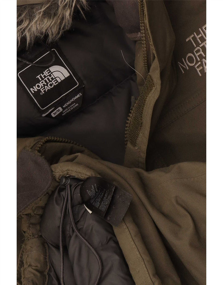 The North Face Ανδρικό μπουφάν με κουκούλα με επένδυση UK 38 Medium Khaki Nylon