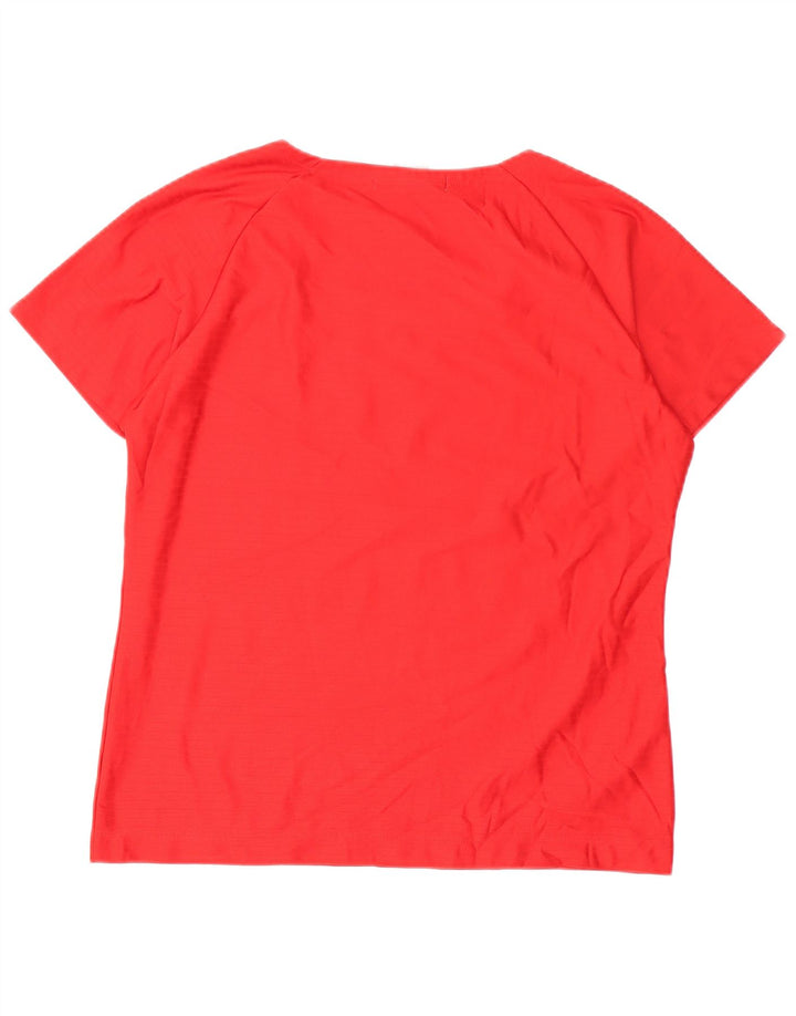 Γυναικείο T-Shirt Nike Top US 12/14 Μεγάλο κόκκινο πολυεστέρα